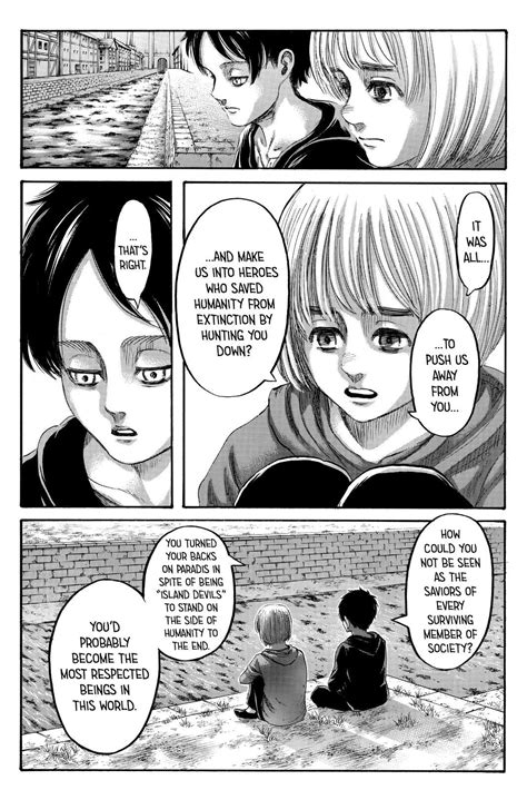 Shingeki No Kyojin Chapter 139 In 2021 Attack On Titan Comic Attack