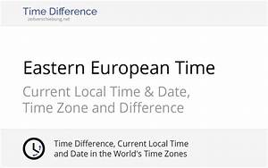Eet Eastern European Time Current Local Time