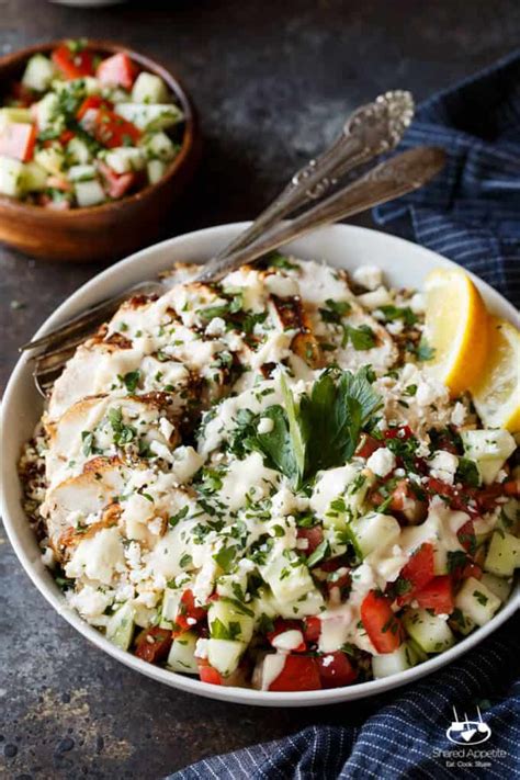 Mediterranean Chicken Quinoa Bowl Shared Appetite Epecnosa