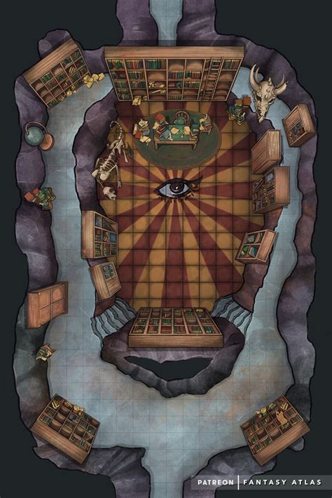 Fantasy Atlas Is Creating Dandd Table Top Battle Maps Patreon Dungeon