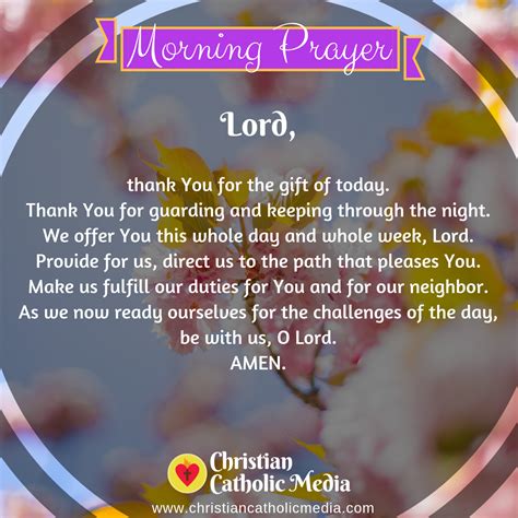 Morning Prayer Catholic Wednesday 4 22 2020 Christian Catholic Media