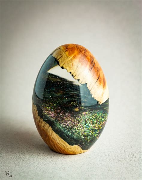 Dragons Egg Wood And Resin Egg Etsy Uk Dragon Egg Resin Crafts