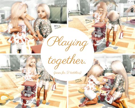 Playing Together Pose Pack With 3 Couple Poses For Toddlers Here