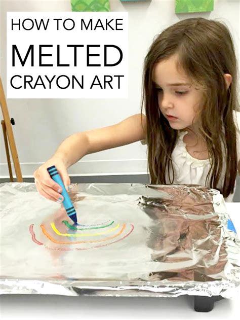 79 easy and delicious homemade recipes. How to Make Melted Crayon Art | TinkerLab