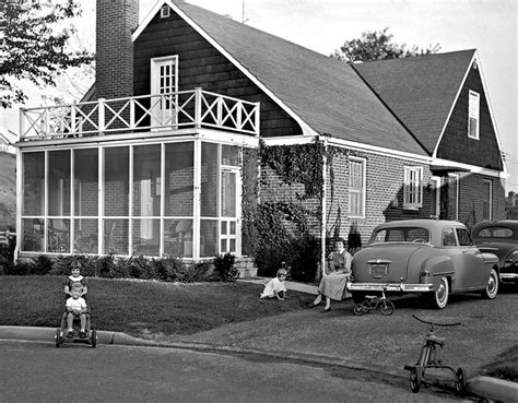 1950s Suburbia Suburban Home Baltimore 1953 Suburbia Pinterest