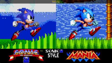 Sonic 2 Style Sonic Mania Mods