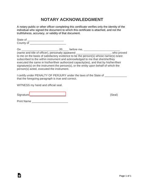 Notary Sample Notarized Letter Of Authorization Certify Letter