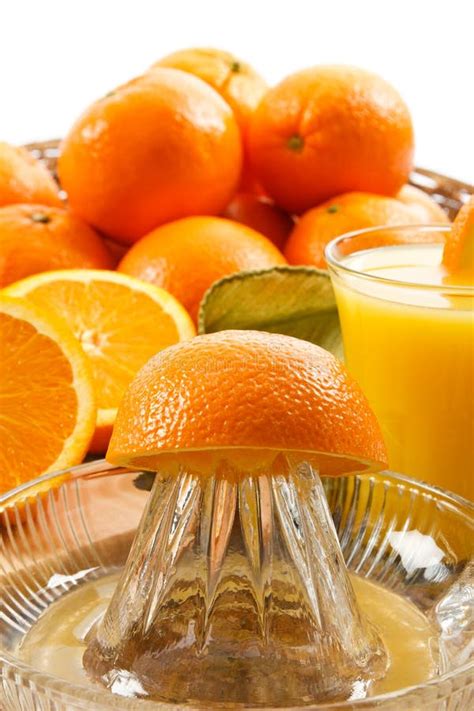 Fresh Squeezed Orange Juice Stock Photo Image Of Potassium Squeezer