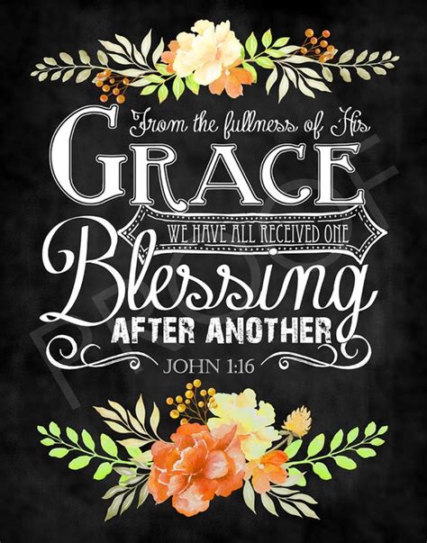 Scripture Art John 116 Chalkboard Style Fall