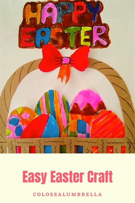 Easy Easter Craft For Kids With Free Printable