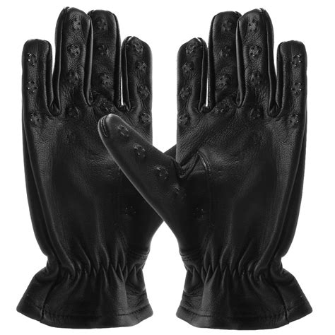 black leather vampire gloves in xl shop rouge products at pinkcherry