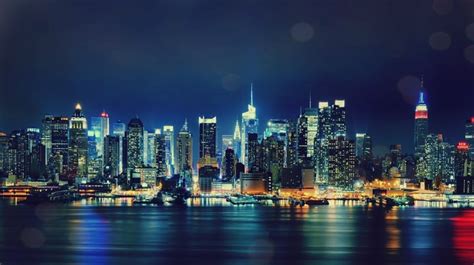 Night New York City City Wallpaper 215694 1920x1080px On