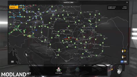 Harta Euro Truck Simulator Harta Fizica