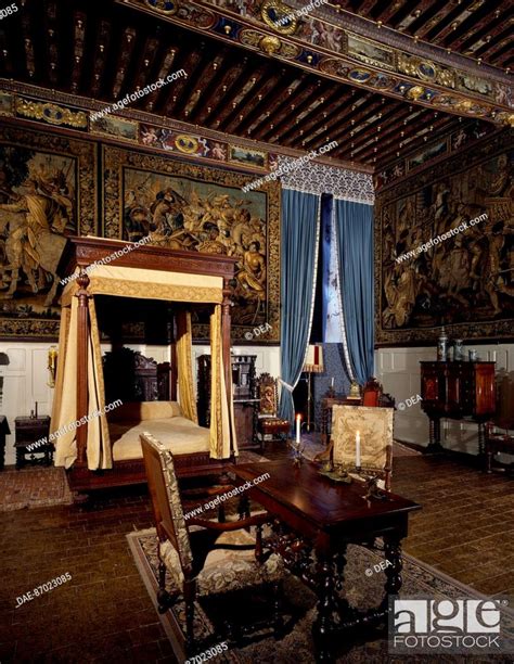 King Louis Xiii S Bedchamber Chateau De Brissac France August