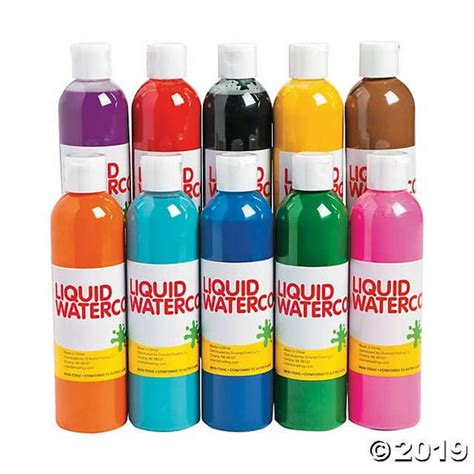 Liquid Watercolor Paint Set