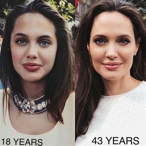 Angelina Jolie Say No To Plastic Surgery Celebrity Pl