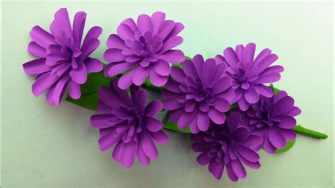 Handmade Paper Crafts Easy Paper Flowers Flower Making Diy Home