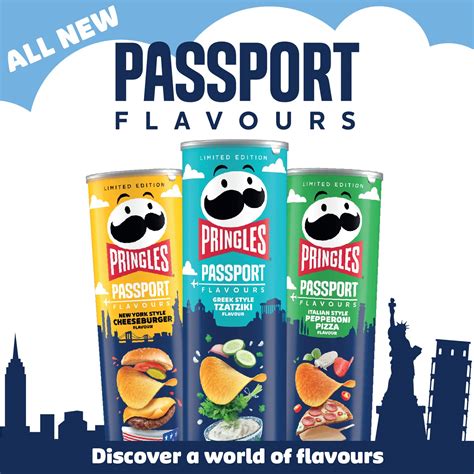Pringles Passport Flavours Italian Style Pepperoni Pizza Flavour 3er