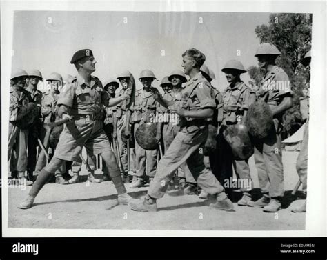 Oct 10 1955 British Troops In Cyprus Issued With Baton And Stock