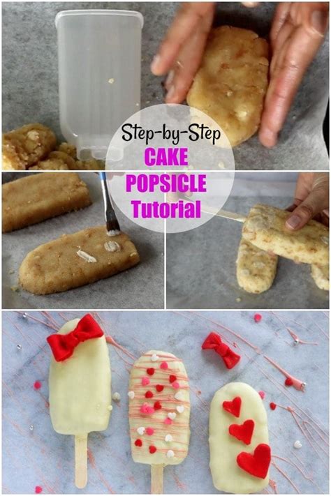 A step by step tutorial recipe post on how to make diy cake popsicles. Cake Popsicles Tutorial | Recipe | Popsicles, Cake, Desserts