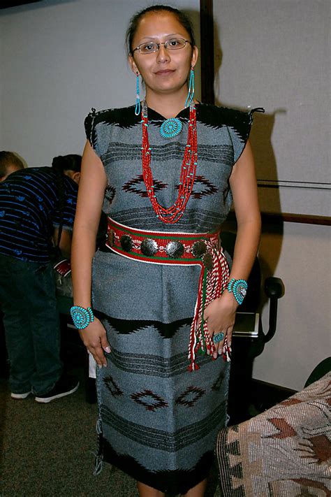 Navajo Man In Ceremonial Dress By Elizabeth Hershkowitz
