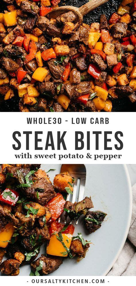 This paleo and whole30 dish is sweetened with fruit to recreate an authentic bulgogi flavor that's so addicting. Whole30 Steak Bites with Sweet Potatoes and Peppers ...
