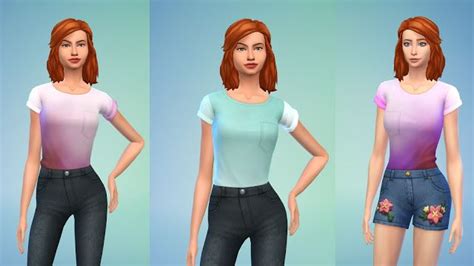 Shirtandjeans Recolor Basecity Living The Sims 4 Custom Clothing Ts4cc