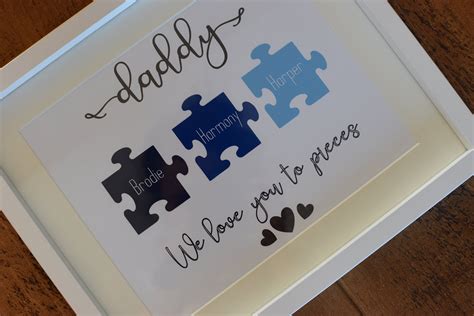 Personalised Fathers Day Frame For Daddaddy We Love You To Pieces