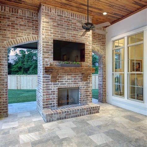 Top 60 Best Patio Fireplace Ideas Backyard Living Space Designs In