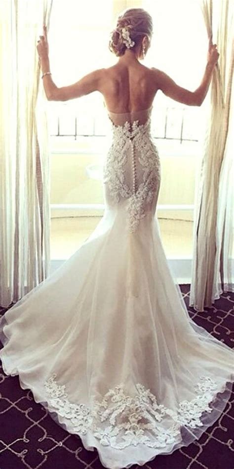 The prom dresses are fully lined, 4 bones in the bodice, chest pad in the bust, lace. These are the 5 most popular wedding dresses on Pinterest ...