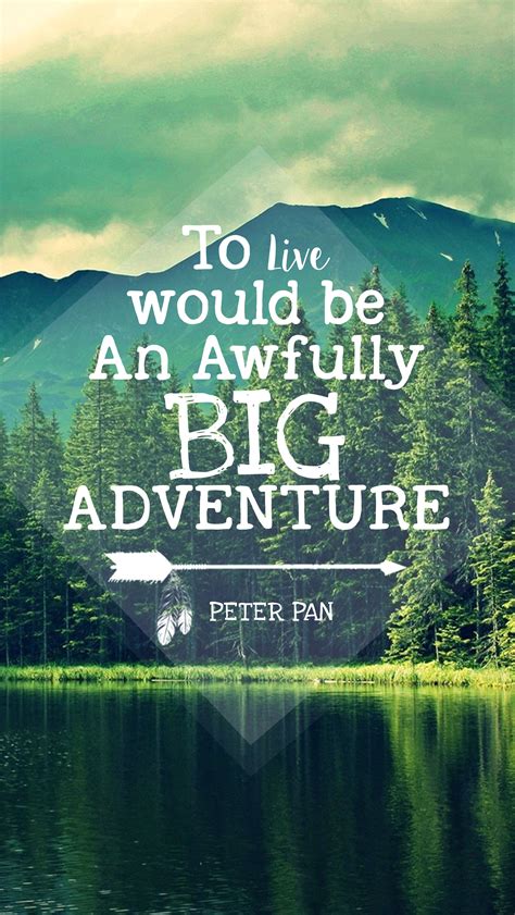 Peter Pan Quote Iphone Wallpaper Shop