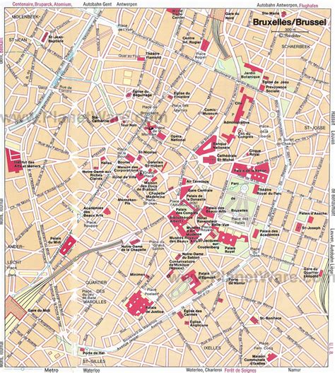 Bruxelles Carte Et Image Satellite