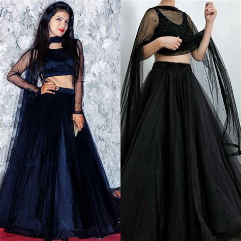 Black Designer Lehenga Choli Designer Lehenga Choli Lehenga Choli Indian Wedding Outfits