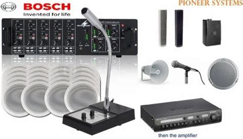 Powered Mixer Bosch Public Announcement System Services For Industrial