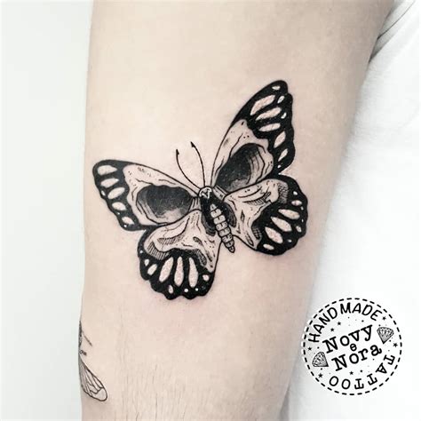 Share 80 Butterfly Skull Tattoo Images Best Esthdonghoadian