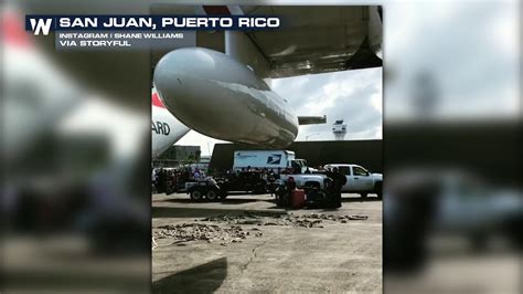 Teodoro moscoso bridge connecting the city of san juan to the luis munoz marin international airport in carolina. San Juan Airport Busy With Planes Carrying Maria Relief Supplies - YouTube