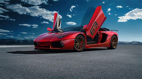 Lamborghini Aventador Svj Rojo Fondo De Pantalla 5k Hd Id6299