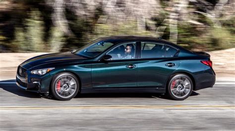 Infiniti Debuts Color Shifting Black Opal Paint On 2023 Q50 Red Sport