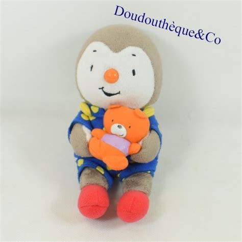 Peluche T Choupi Jemini En Pyjama Avec Doudou Cm Sos Doudou