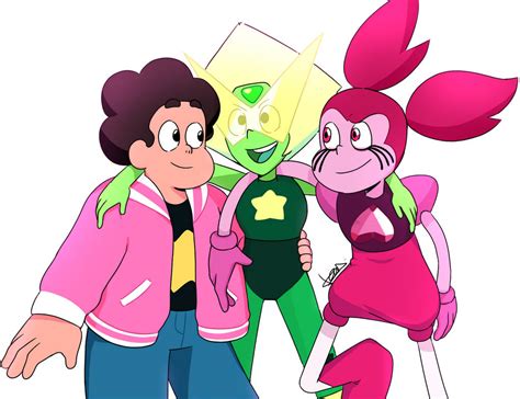 Steven Peridot And Spinel By Natuski On Deviantart