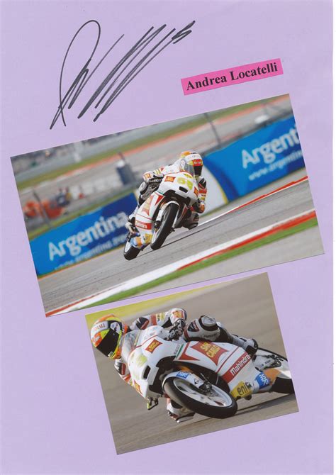 Tor für italien durch manuel locatelli! Kelocks Autogramme | Andrea Locatelli Italien Motorrad ...