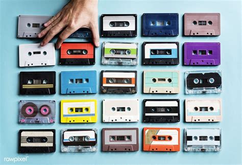 Vintage Cassette Tapes Collection Premium Image By Royalty Free Songs Free