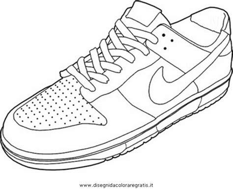 Disegno Da Colorare Scarpe Da Ginnastica Disegni Da Colorare E Stampare