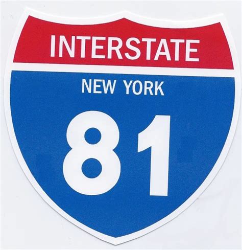 16 Scale Us Interstate Highway Sign One Sixth Scale King