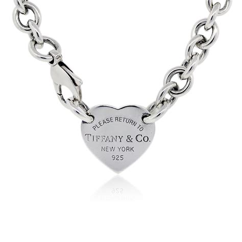 Tiffany And Co Ss Toggle Necklace With Heart Charm Boca Raton