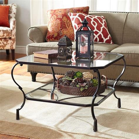 Since our list focus on 15 shimmering square glass dining room tables, let's focus on them. Chasca Glass Top Brown Square Coffee Table | Pier 1 | Coffee table, Coffee table square, Pallet ...