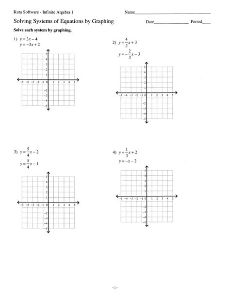 Free worksheet(pdf) and answer key on solving systems of equations using substitution. Solve systems of equations by graphing 11 2-11