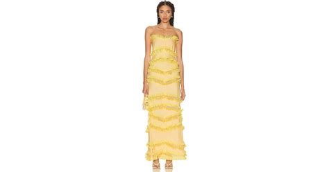 Alexis Reeve Dress In Yellow Lyst