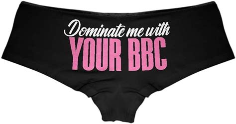 dominate me with your bbc novelty hipster panties for women at amazon women s clothing store