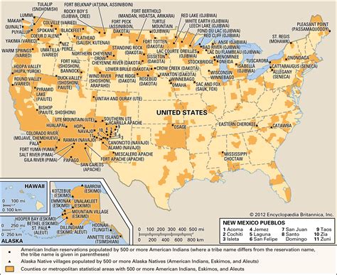 Reservations In The United States Map United States Map